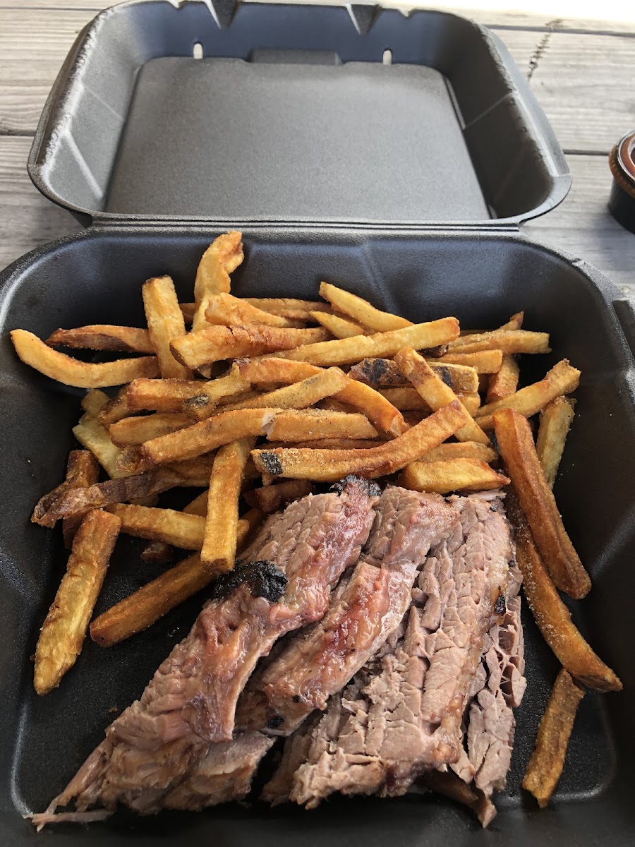 Gluten-Free Fries at Mission BBQ