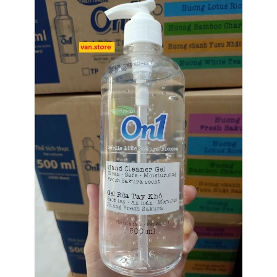 Gel/ Dung Dịch Rửa Tay Khô On1 500Ml / 250Ml - Dung Dịch Rửa Tay Khô Select 650Ml Hương Trà Xanh