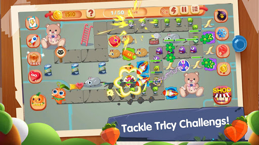 Carrot Defense: Fantasy Tower Defense Battle Game apk mod screenshots 2