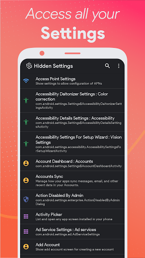 Screenshot MIUI Hidden Settings Activity