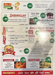 La Pino'z Pizza menu 1