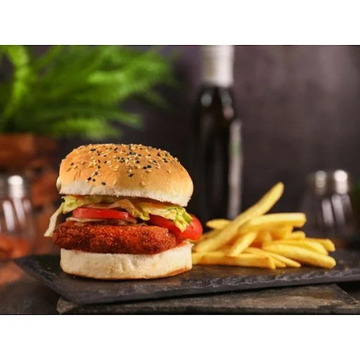 Crunchy Paneer Burger