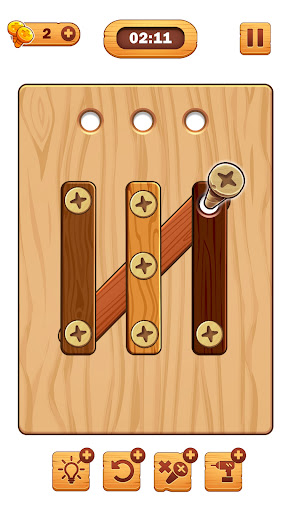 Screenshot Screw Puzzle: Wood Nut & Bolt