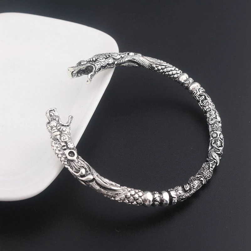 Title 3, Brazalete Vintage para Hombre con Cabeza de Lob...