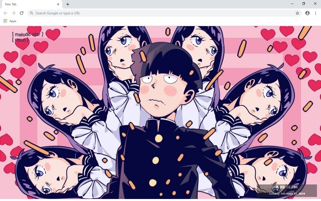 Mob Psycho 100 New Tab Theme