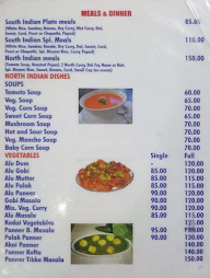 Sri Siddhi Udupi Tiffins & Restaurant menu 2