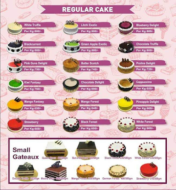 Bakery B By Best Bakers menu 