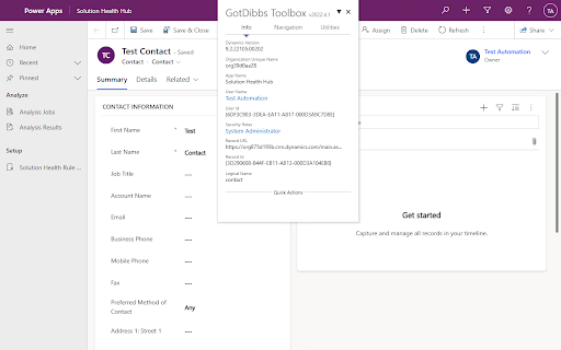 GotDibbs Toolbox for Dynamics 365/CRM