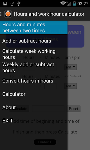 Hours work hour calculator