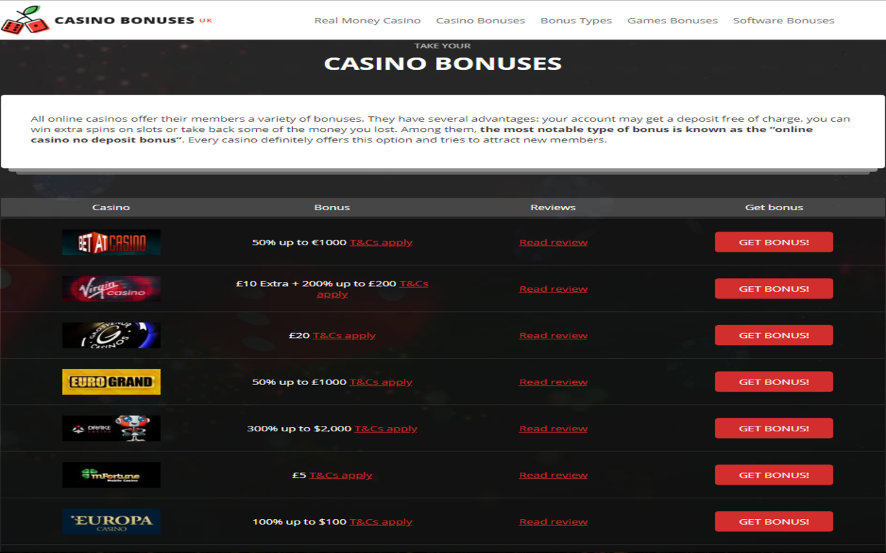 GetCasinoBonus.net Preview image 1