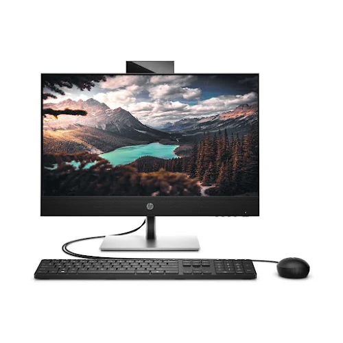 Máy tính để bàn/PC HP ProOne 440 G9 AiO Touch (Core i5-13500T,8GB RAM,512GB SSD,DVDRW,Intel Graphics,23.8"FHD Touch,Webcam,Wlan ax+BT,USB Keyboard & Mouse,Win11 Home 64,1Y WTY) (8W8L6PA)