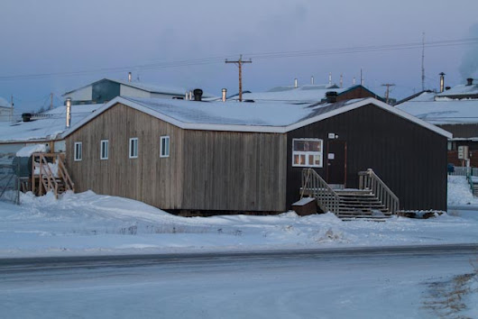 <p>
	My Hotel, Kuujuak, Quebec. Dec 2014</p>
