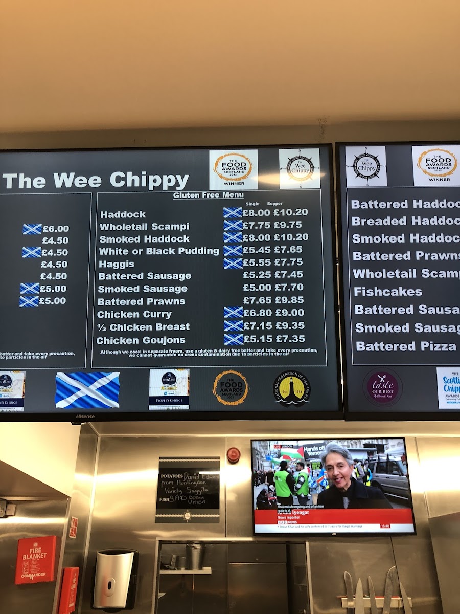 Gluten-Free at The Wee Chippy