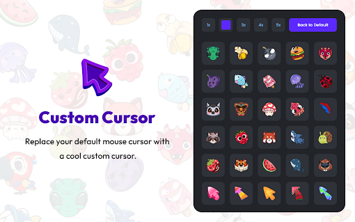 Custom cursor for Chrome™