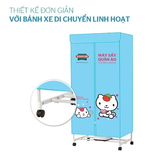 Máy sấy quần áo Sunhouse SHD2702