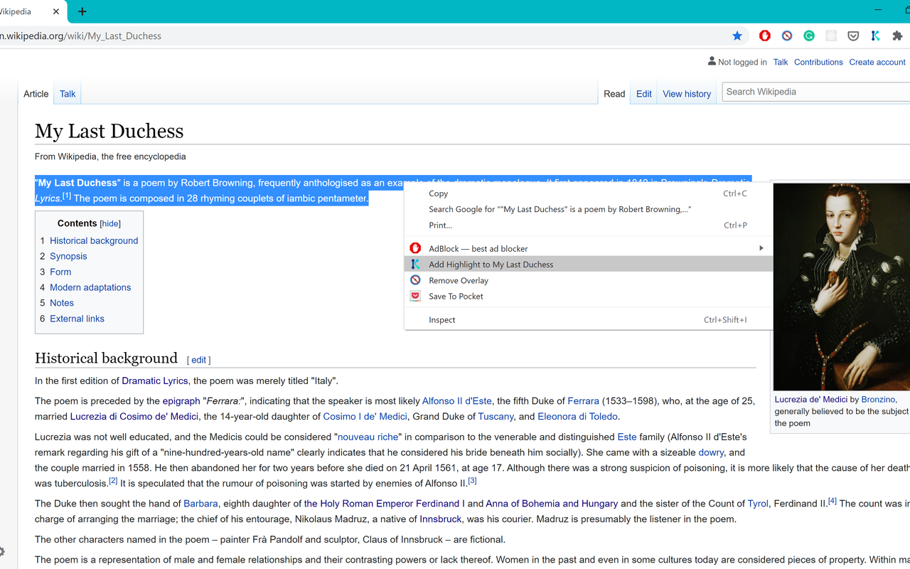 Knolist Chrome Extension Preview image 2