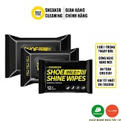 Khăn Giấy Ướt Lau Giày Sneaker Shoe Shine Wipes Khăn Chùi Vệ Sinh Giày Siêu Tốc , Nhỏ Gọn, Bỏ Túi