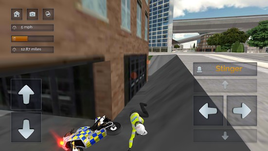  Police Motorbike Simulator 3D- 스크린샷 미리보기 이미지  