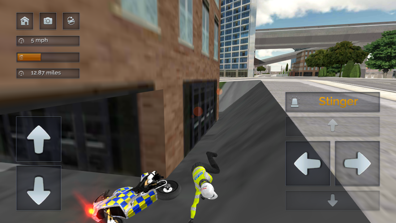   Police Motorbike Simulator 3D- 스크린샷 