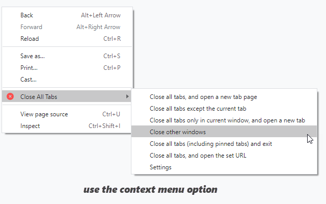 Close All Tabs Preview image 5