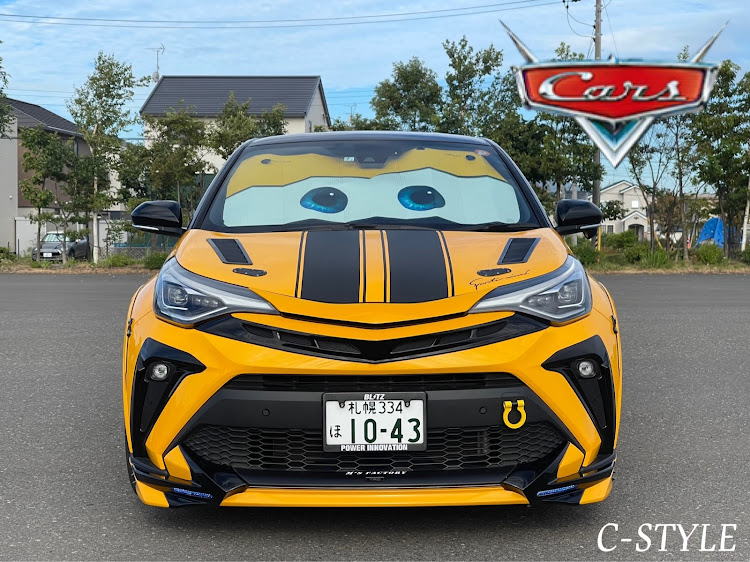 C-HRのトヨタ・C-HR・カーズサンシェード・バンブルビー・C-STYLE代表に関するカスタム事例の投稿画像3枚目