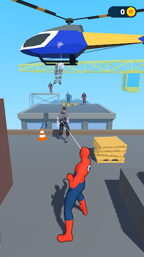 Screenshot Web Shot: Rope swing hero game