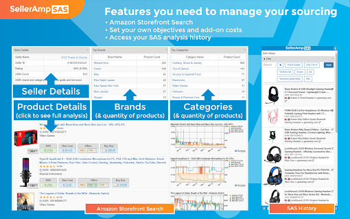 SellerAmp SAS - Amazon FBA Analysis Tool