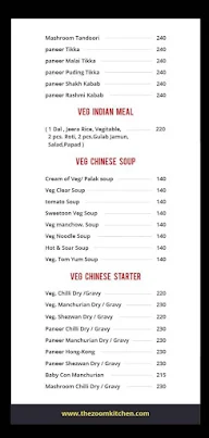 The Zoom Kitchen menu 6