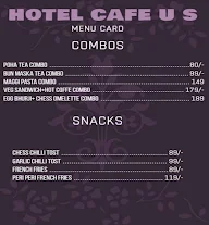 Hotel Cafe U S menu 5