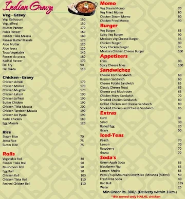 Fa-bio Food Court menu 