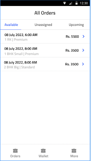 Screenshot Porter Partner - HouseShifting