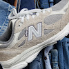 levi's x new balance 990v3 grey