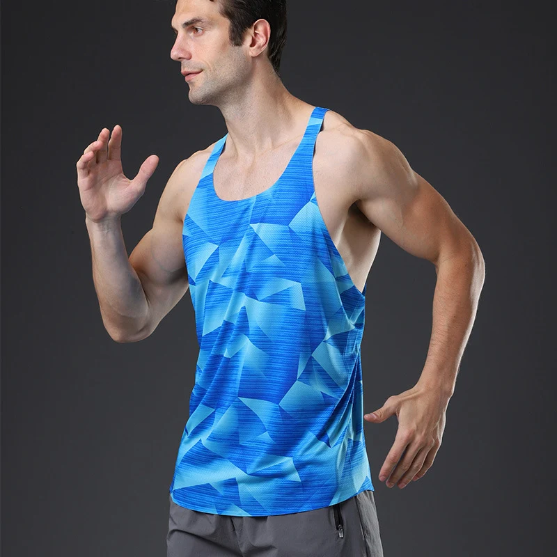 Chaleco deportivo para hombre Correr al aire libre Entrenamiento Baloncesto Transpirable ligero ideal para deportes.