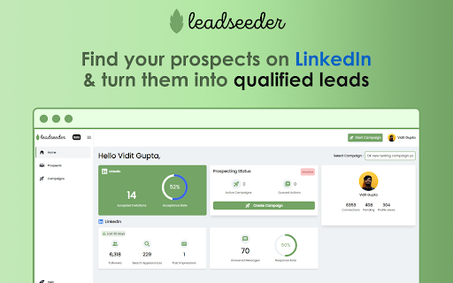 Leadseeder - LinkedIn Automation for Prospecting and Lead Generation