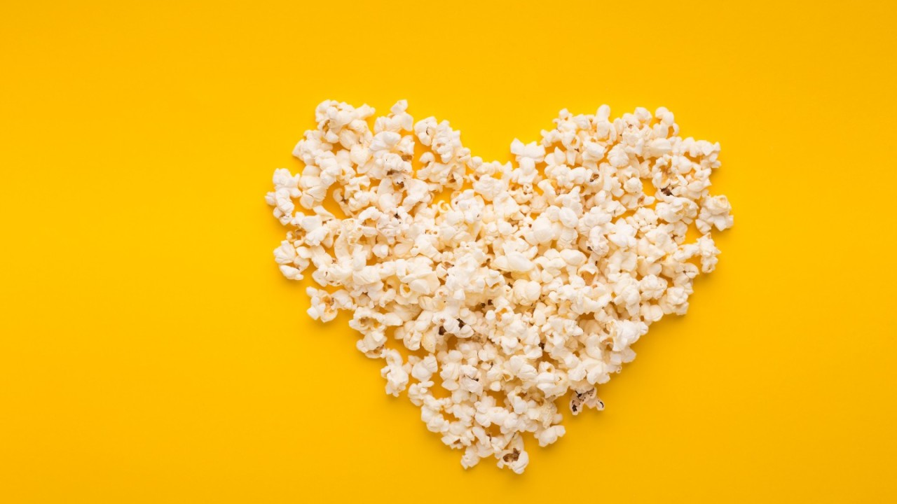 popcorn in the shape of a heart, movies, health movies, wellness movies, health documentaries, wellness documentaries