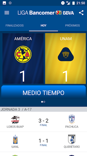 Liga Bancomer MX App Oficial