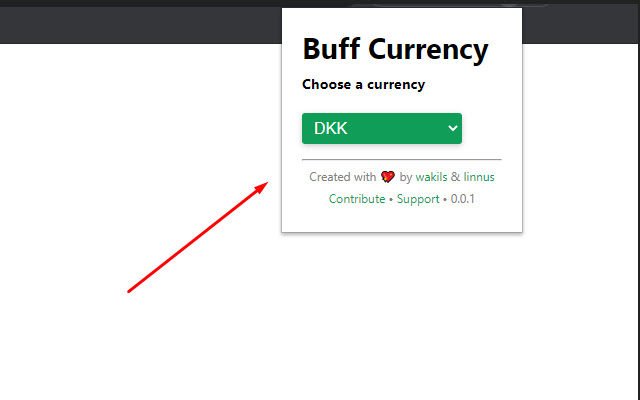 Buff Currency Converter chrome extension