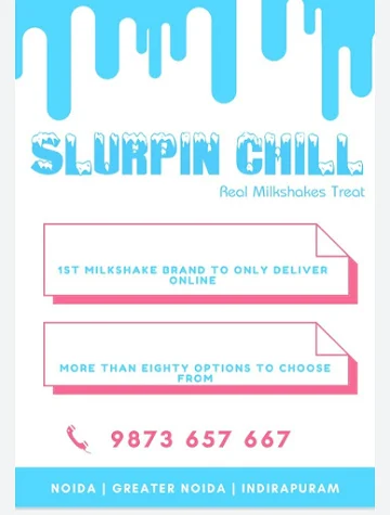 Slurpin Chill menu 