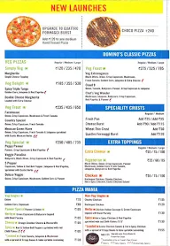 Domino's Pizza menu 1