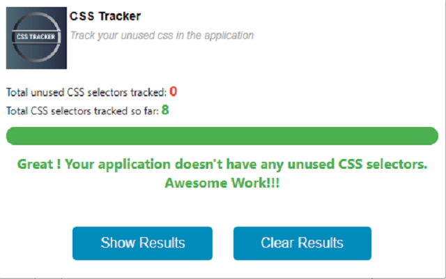 Unused CSS Tracker Preview image 4