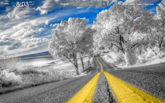 Road Wallpapers Theme New Tab