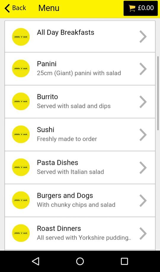 Nibble n Nosh Screen 2