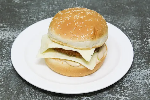 Double Cheese Aloo Tikki Burger