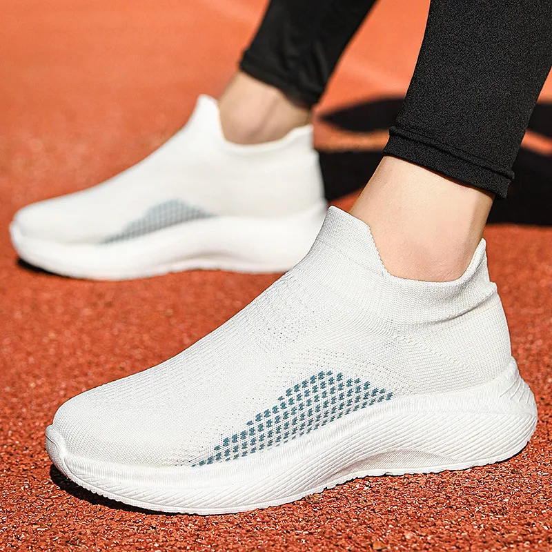 Tênis Casual Plus Size Popcorn Flyknit Socks Conforto e Leveza para Seus Pés Design Moderno e Respirável Perfeito para o Dia a Dia e Passeios