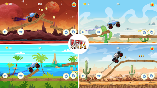 Android application INFINITY ROADS Monster Truck screenshort