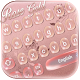 Download Beautiful Rose Gold Water Drops Keyboard Theme For PC Windows and Mac 10001001