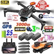 𝐋ỗ𝐢 𝟏 Đổ𝐢 𝟏 Flycam Giá Rẻ 4K Ae8 Pro Max, Drone Camera Mini, Máy Bay Điều Khiển Từ Xa 4 Cánh, Không Chổi Than