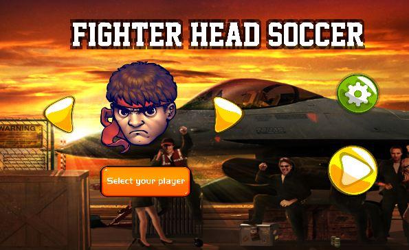 Fighter Head soccer Screen 1