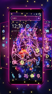Neon night unicorn theme(圖2)-速報App