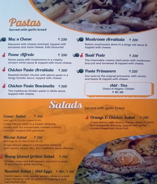 Yolkshire menu 